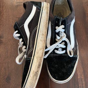 Mens Black Vans Sneakers Sz 9.5